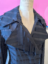 Load image into Gallery viewer, Maison Margiela Black Ribbon Pleated Cotton Jacket
