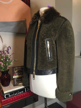 Load image into Gallery viewer, Burberry Brit Size 6 Brown Shearling Fur Jacket Coat 2677-1-92420
