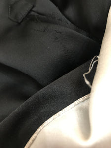 Off-White Black Satin Virgil Abloh Bomber Crain Eagle Jacket 2400-99-12119
