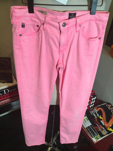 Adriano Goldschmed Size 29 Pink Stretch Cotton Skinny Jeans 2400-298-22920