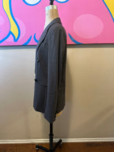 Load image into Gallery viewer, Stella McCartney Size 42 Gray Wool Houndstooth Jacket Blazer
